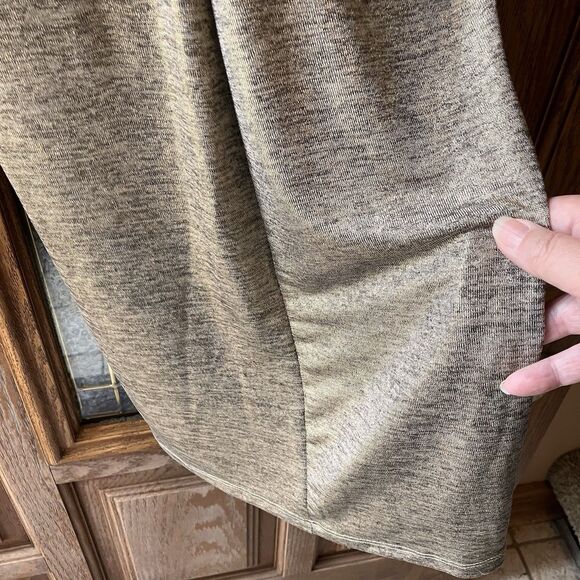 Charlotte‎ Russe Women's Gold Shimmer Lined Cut Out Waist Dress Size S - Picture 7 of 11